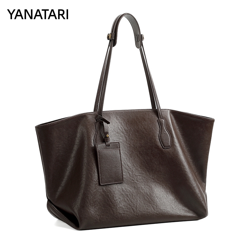 Luxury Bags Korea - 高級女性ショルダーバッグソフトレザー大容量スクエアファッショントートバッグ韓国ファッショナブルなハンドバッグショッピング脇の下バッグ