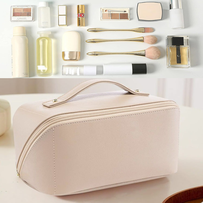 Luxury Ziploc Bags - メイクアップオーガナイザー 女性用トイレタリーキットバッグ メイクアップケース 収納ポーチ 高級レディースボックス、コスメティックバッグ、トラベル用ジップ付きオーガナイザーバッグ