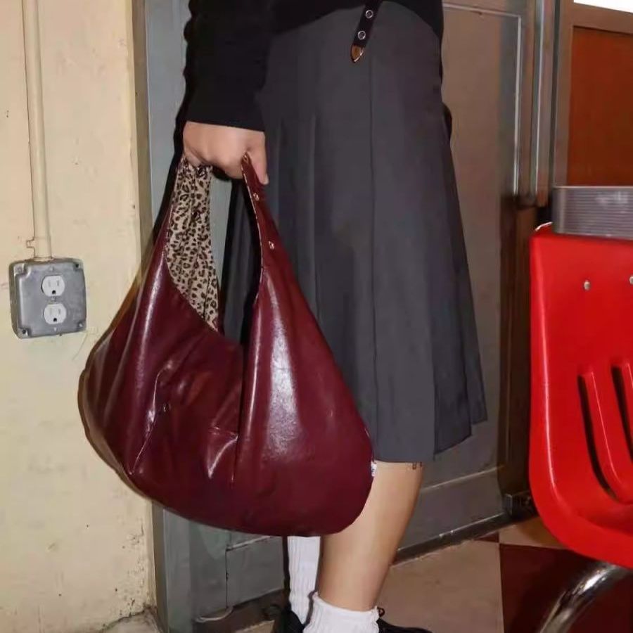 Luxury Bags Vip - 2026年新作 レディース リバーシブル 大容量 レオパード柄 トートバッグ