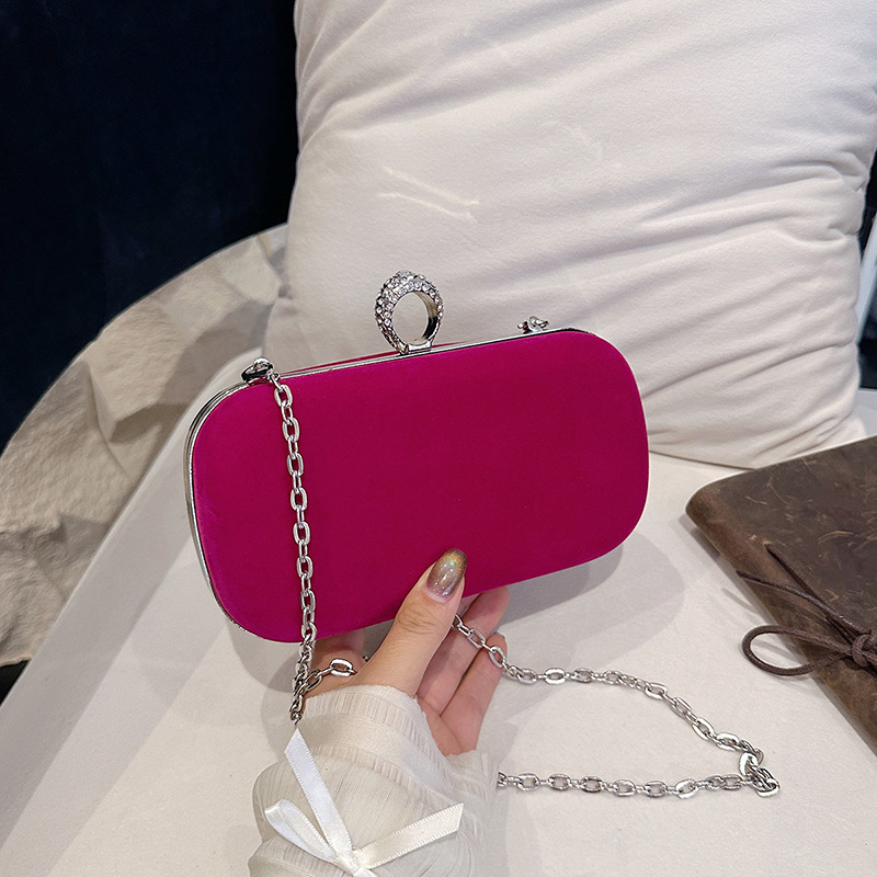 Luxury Bags Vip - 女性用ブラックベルベットハンドバッグ 2025 VIPデザイナー高級バッグ イブニングパーティー用財布とクロスボディショルダークラッチウォレット