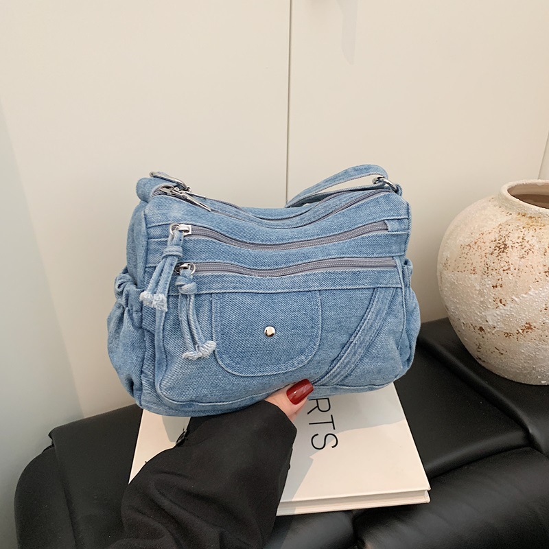 ストリートスタイル レトロ ブルーデニムバッグ 2026 夏 - Luxury Bags Vip のレビューと価格