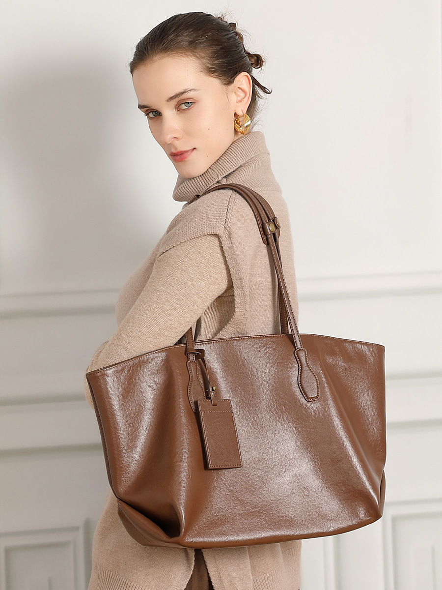 高級ブランド風レディース トートバッグ 大容量レザーハンドバ - Luxury Ziploc Bags のレビューと価格