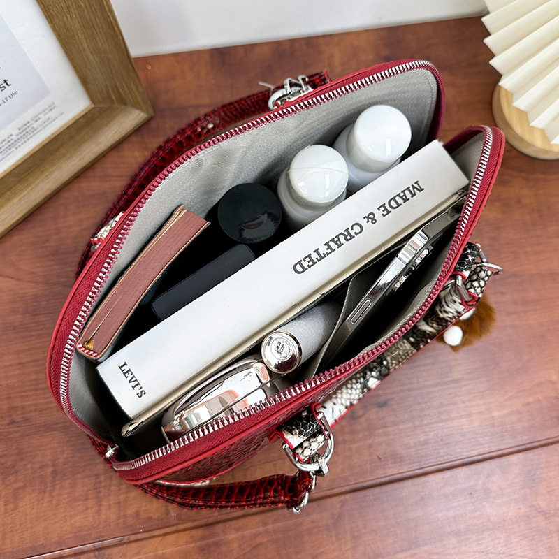 2025年新作 クロコダイル柄 シェルバッグ ハンドバッグ  - Luxury Bags Vip のレビューと価格