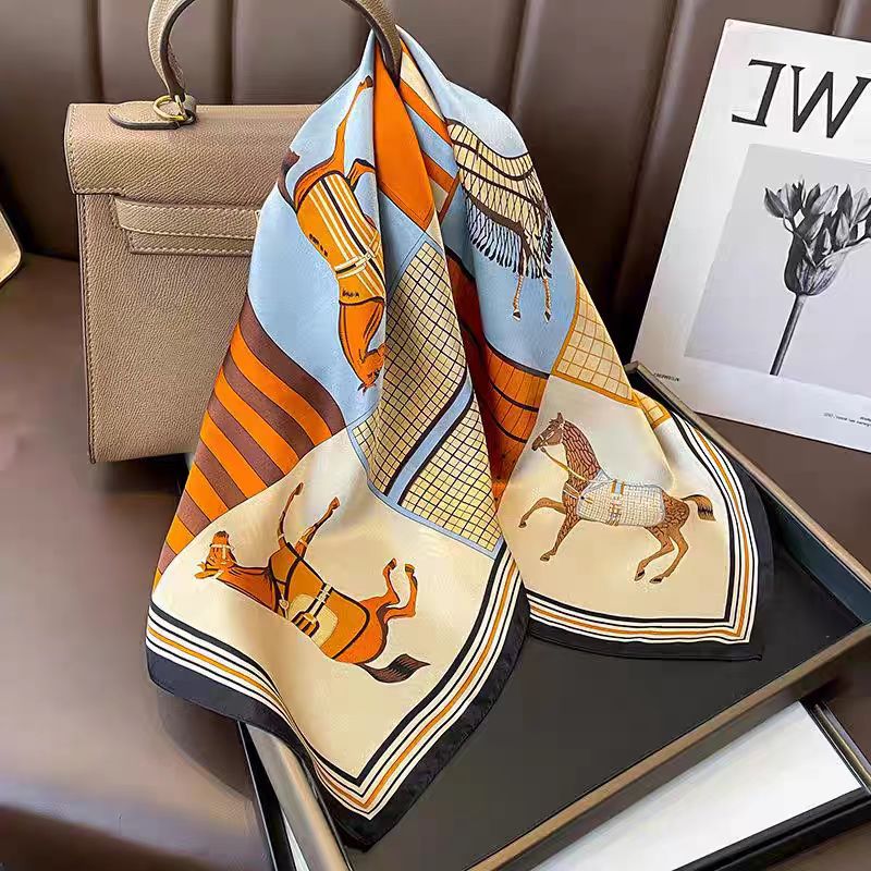 高級 100% マルベリーシルク スクエアスカーフ 70cm - Luxury Bags In China のレビューと価格