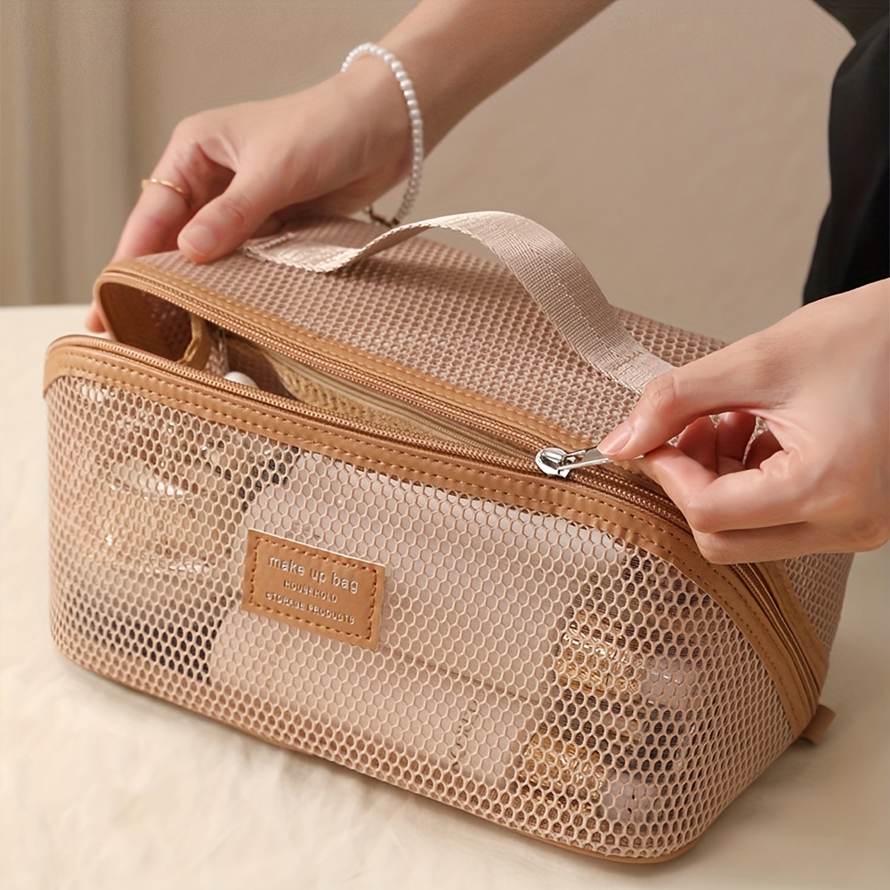 女性用メイクアップオーガナイザー、トイレタリーキットバッグ、 - Luxury Ziploc Bags のレビューと価格