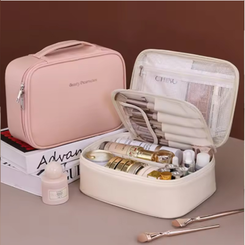 新しい女性用化粧品バッグポータブル収納バッグ大容量高級化粧バ - Luxury Bags For You のレビューと価格