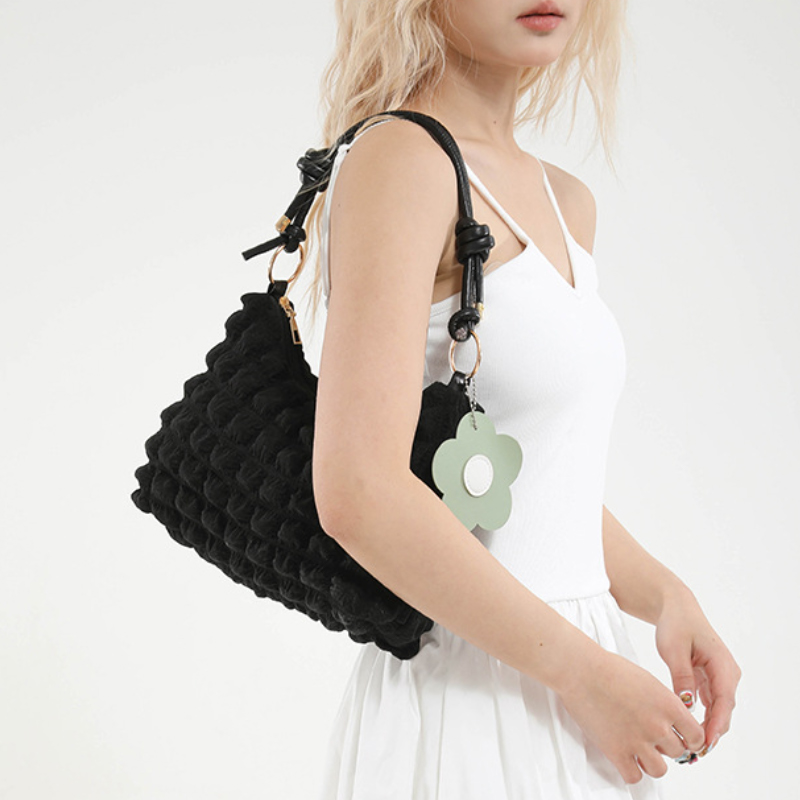 女性の新しいハンドバッグ韓国無地ドーパミンファッショナブルな - Luxury Bags For Women Brands のレビューと価格
