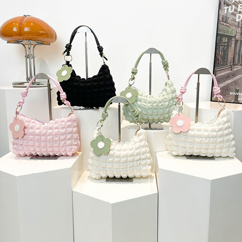 女性の新しいハンドバッグ韓国無地ドーパミンファッショナブルな - Luxury Bags For Women Brands のレビューと価格