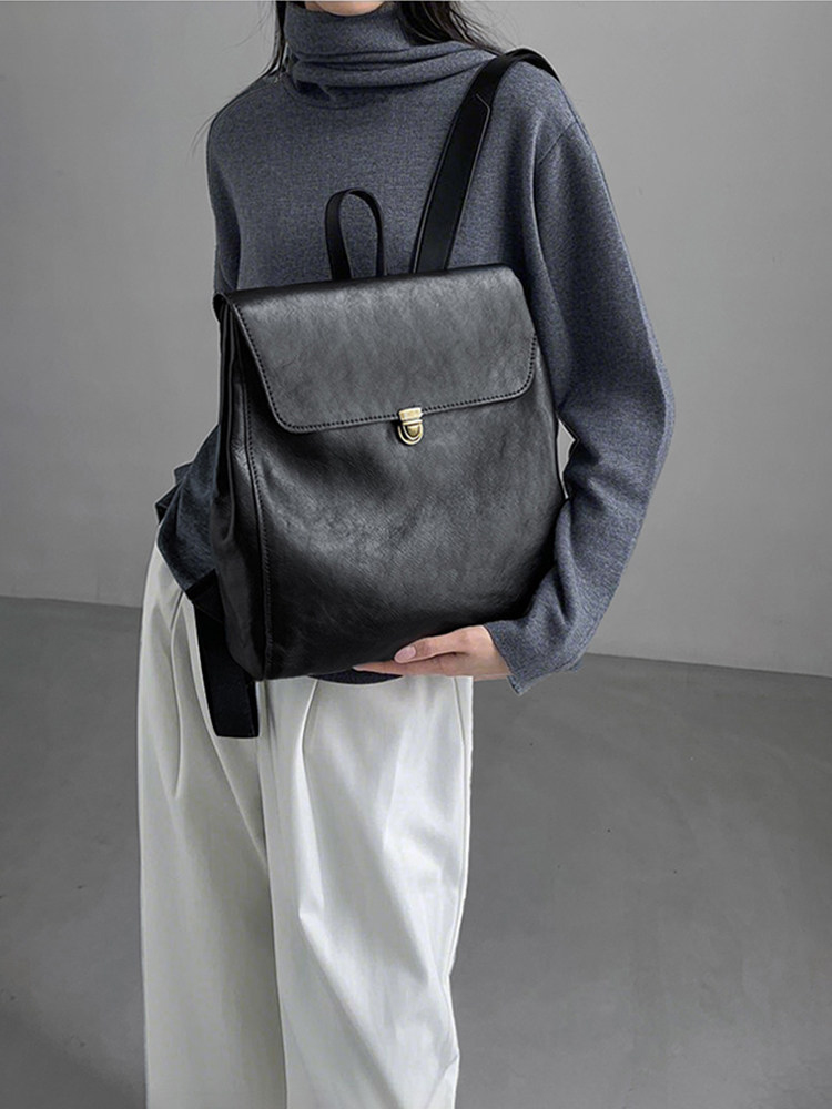 高級ブランド本革バックパック女性用高品質トップレイヤー牛革大 - Luxury Bags For Women Brands のレビューと価格