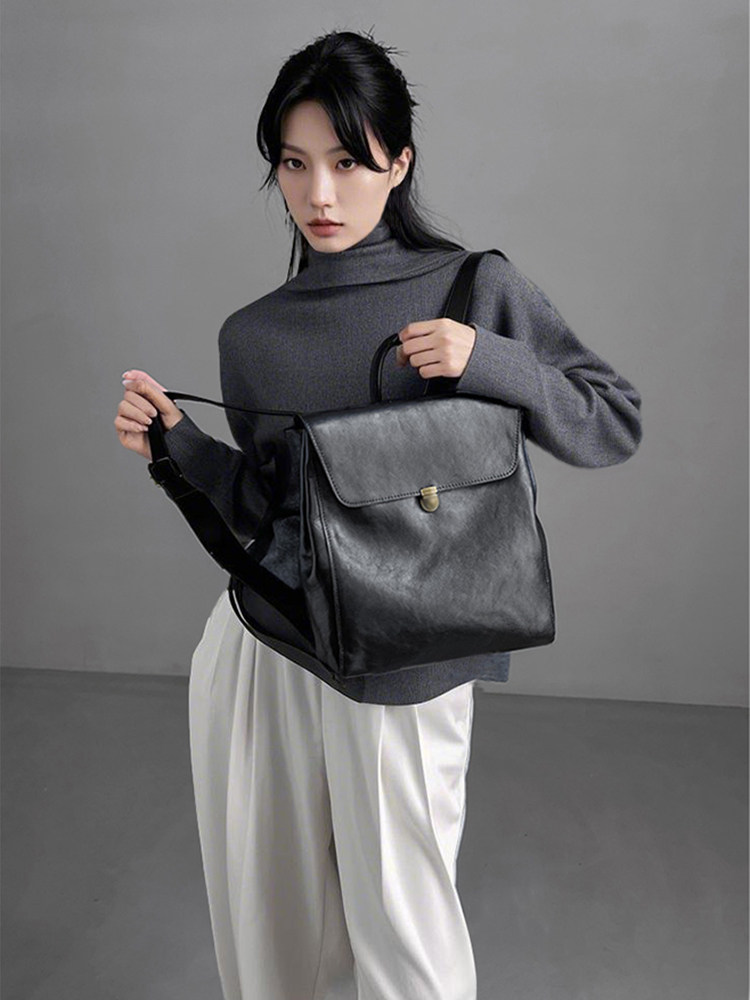 高級ブランド本革バックパック女性用高品質トップレイヤー牛革大 - Luxury Bags For Women Brands のレビューと価格