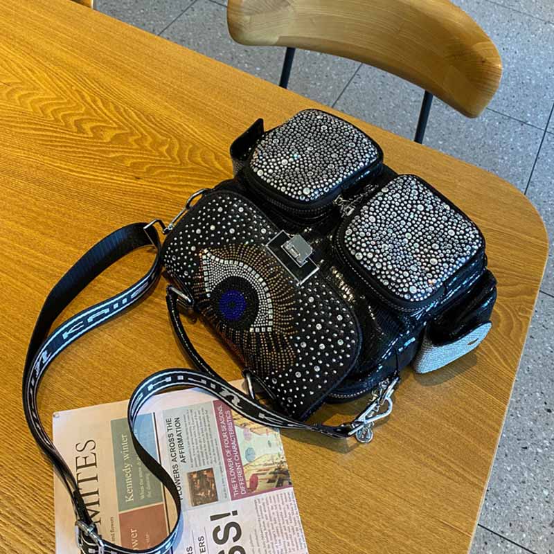 女性用バックパック,大容量ショルダーバッグ,合成皮革,ダイヤ - Luxury Bags For Women Brands のレビューと価格