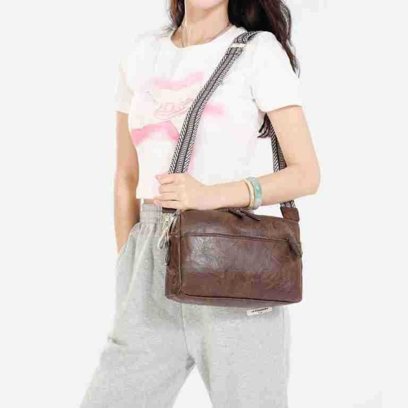 新しい女性用クロスボディバッグ、3つのジッパー付き、携帯電話 - Luxury Bags Vip のレビューと価格