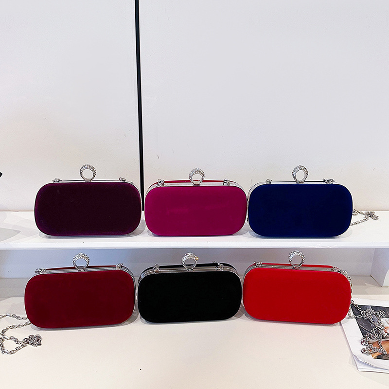 女性用ブラックベルベットハンドバッグ 2025 VIPデザイ - Luxury Bags Vip のレビューと価格